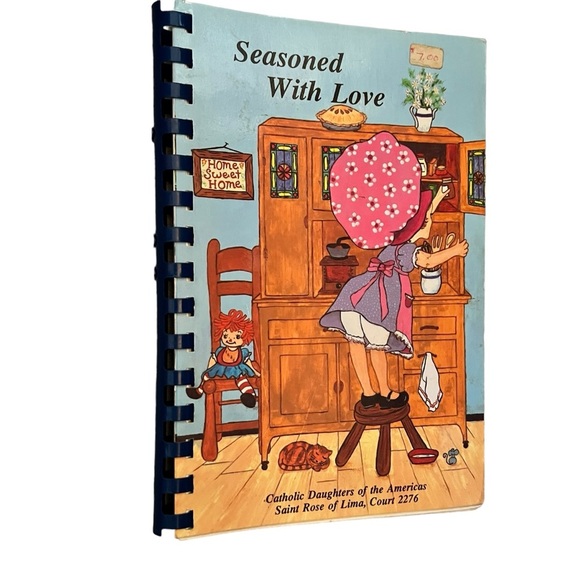 Vintage Seasoned With Love 1977 Cookbook‎ - Picture 1 of 4